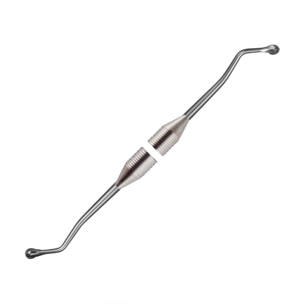 11-08 Ложка кюретажная изогнутая короткая средняя 2,8